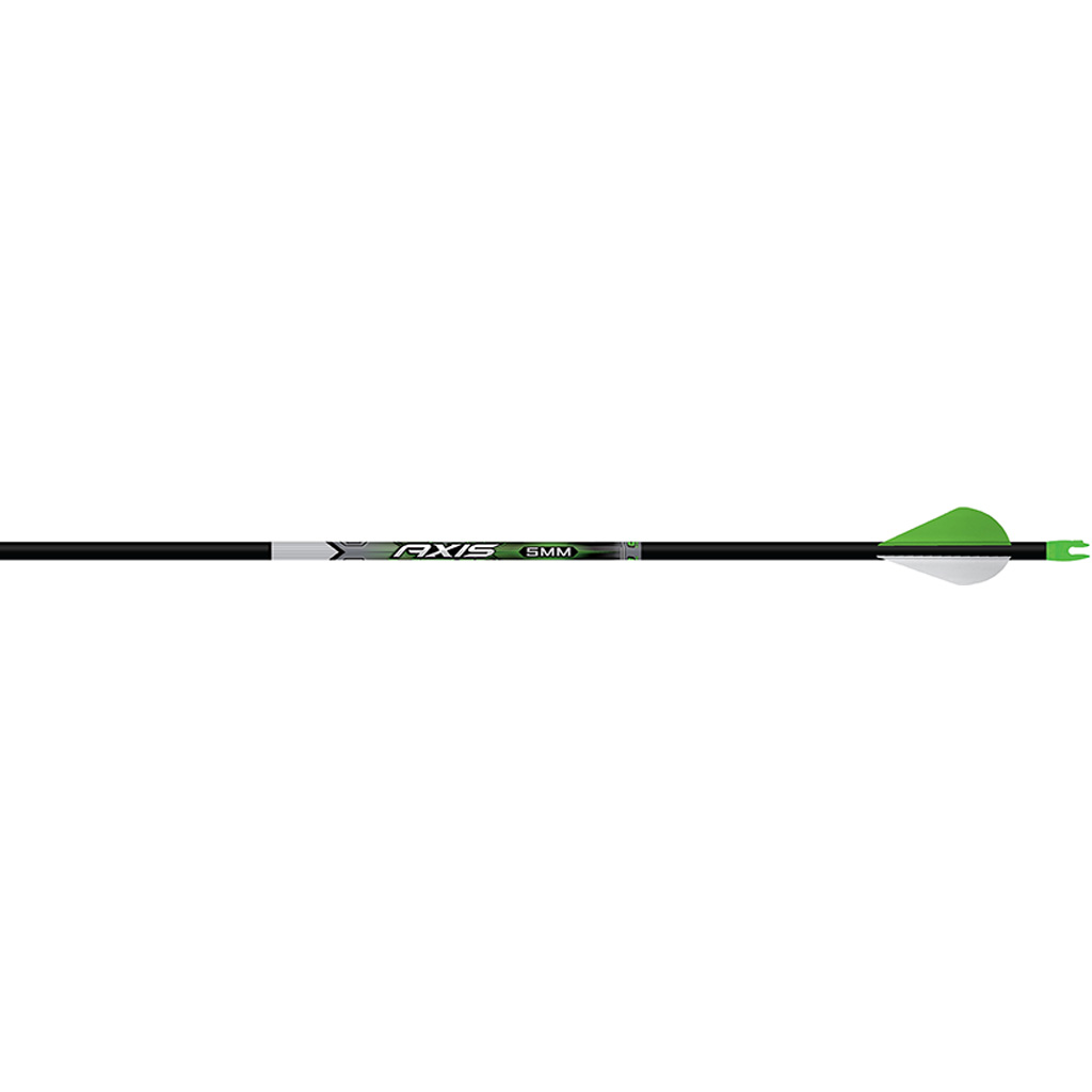 Easton 5mm Axis Arrows(price includes custom build + practice tips.) Better in the wind, slightly better penetration.