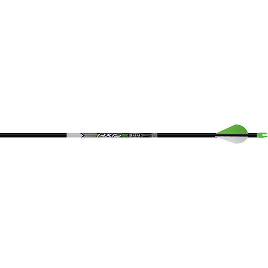 Easton 5mm Axis Arrows(price includes custom build + practice tips.) Better in the wind, slightly better penetration.