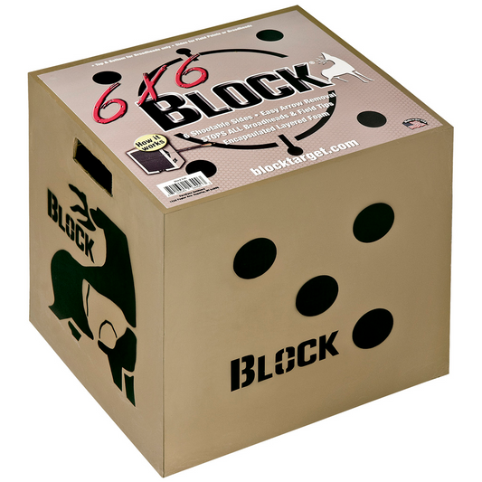 Block 6x6 Archery Target (Can shoot field tips and Broadheads)